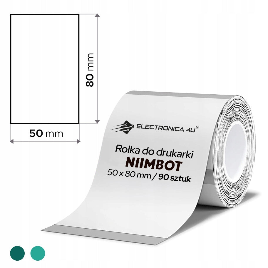 Thermal Transfer Self Adhesive Labels Niimbot M2 M3 50x80