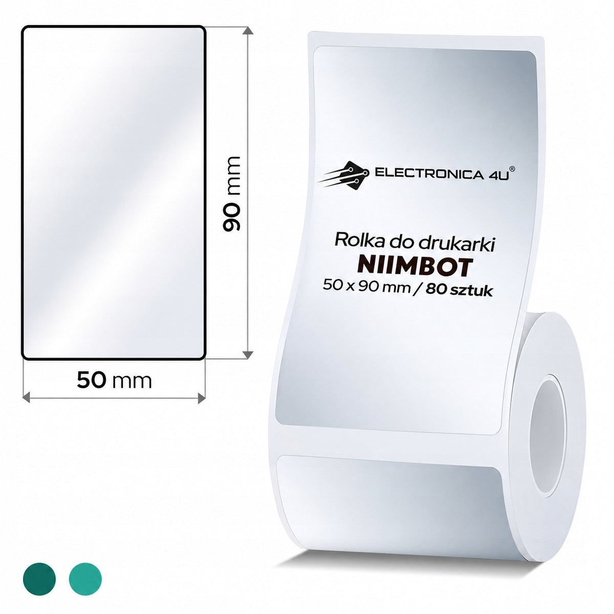 Thermal Transfer Self-Adhesive Labels Niimbot M2 M3 50x90