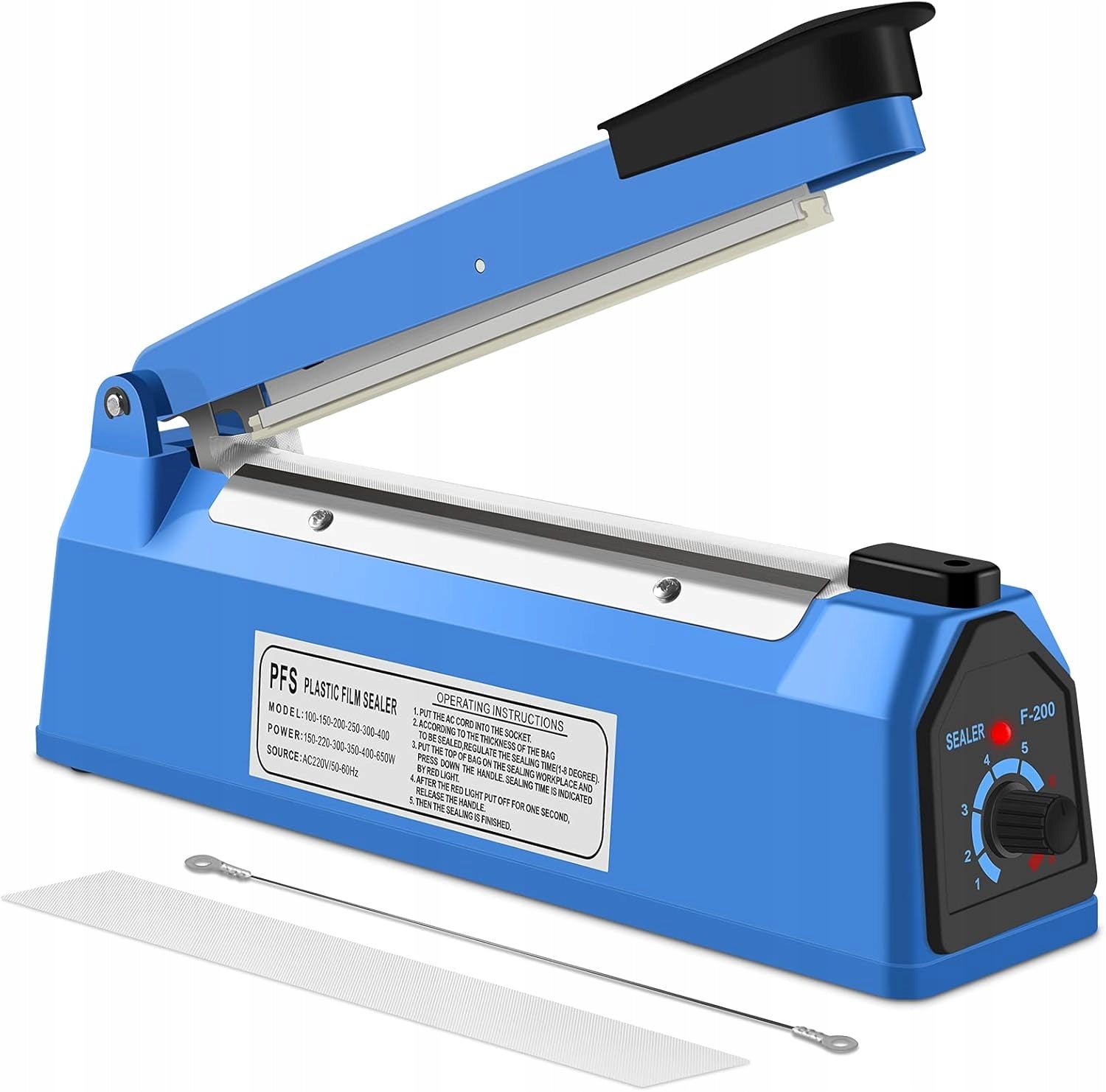 Thermal Welding Machine For Foil Bags Impulse Bags 200mm
