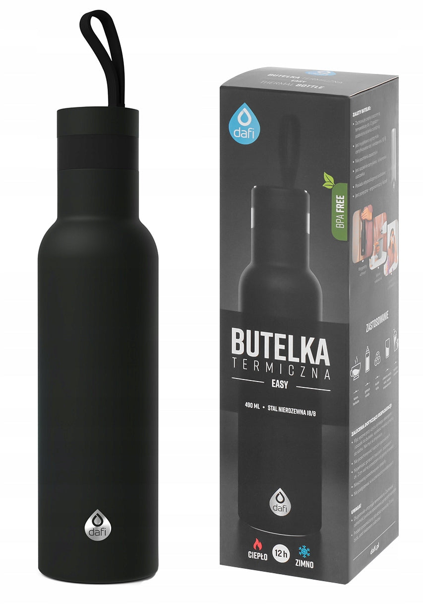 Thermal bottle Dafi thermos 490ml - BLACK