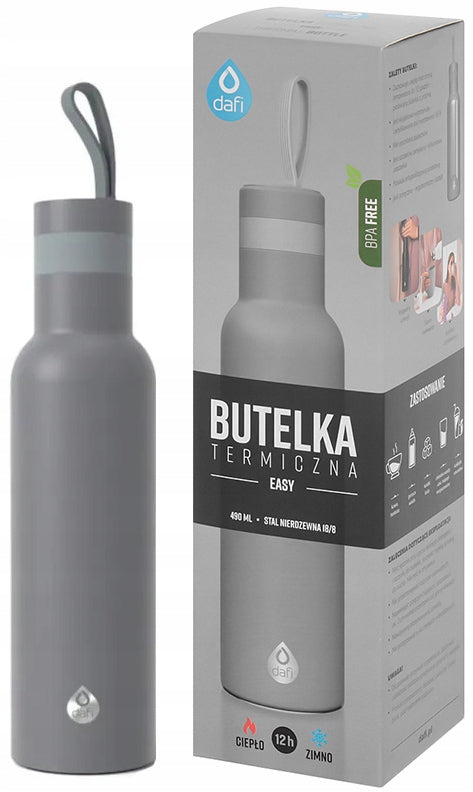 Thermal bottle Dafi thermos 490ml - grey