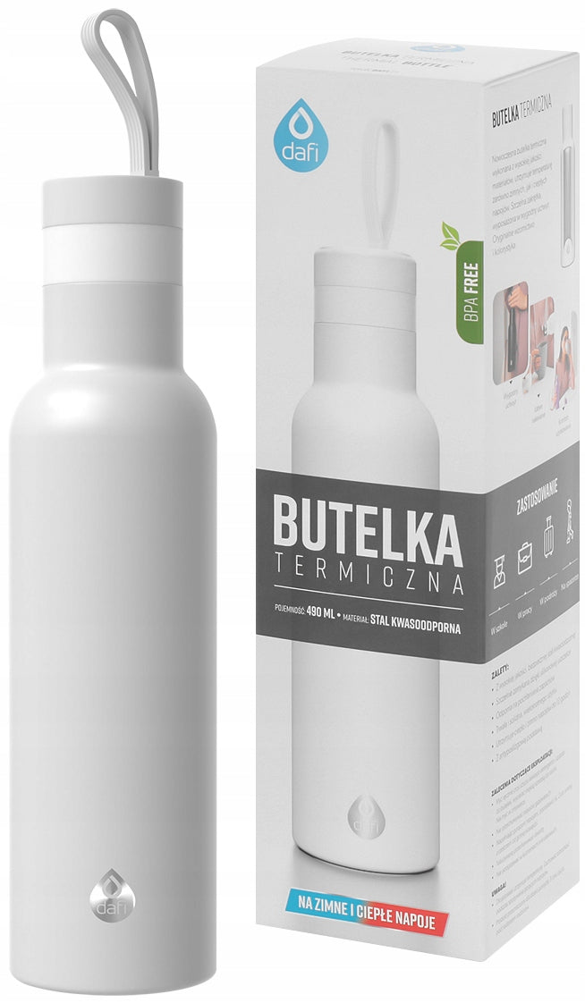 Thermal bottle Dafi thermos 490ml - white