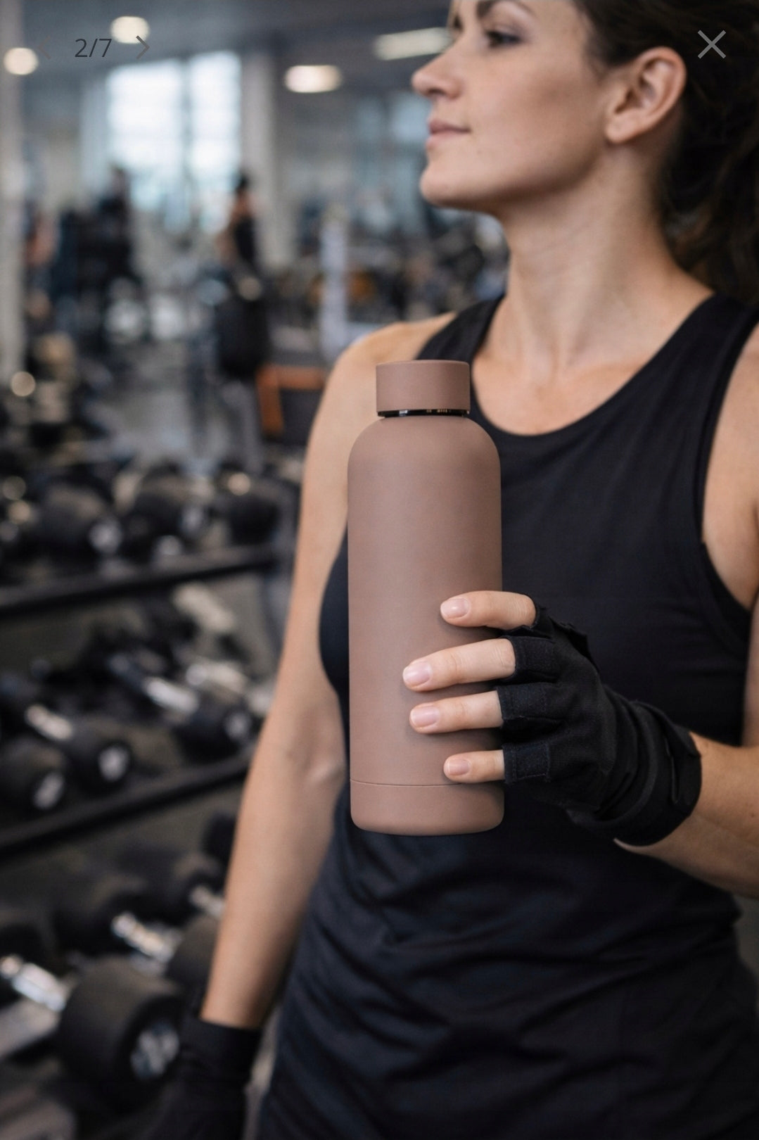Thermal bottle steel 500ml thermos for hot cold drinks brown Manufacturer code OFOST/4