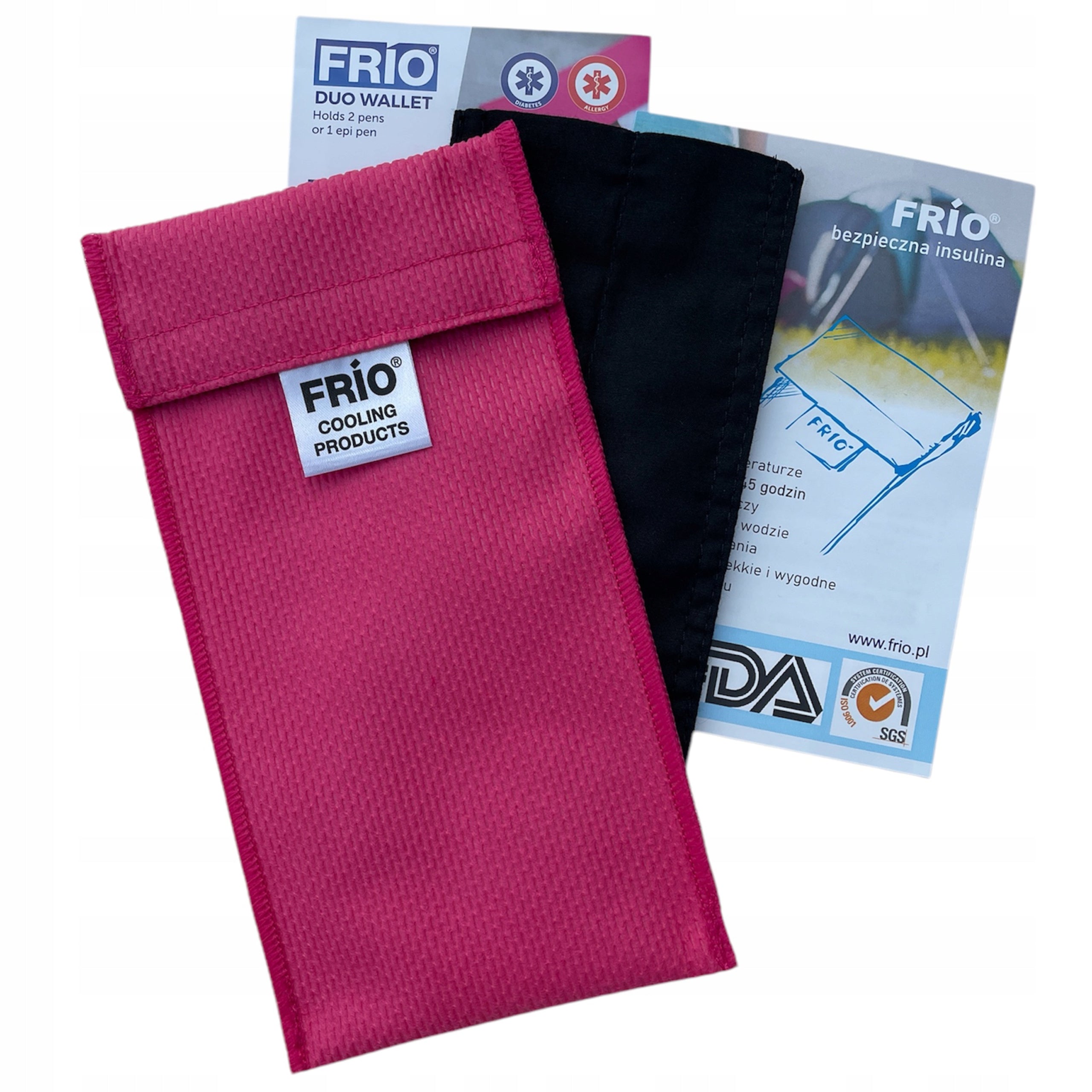 Thermal insulin case - FRIO case - PINK for 2 PENY - water activation Packaging status original