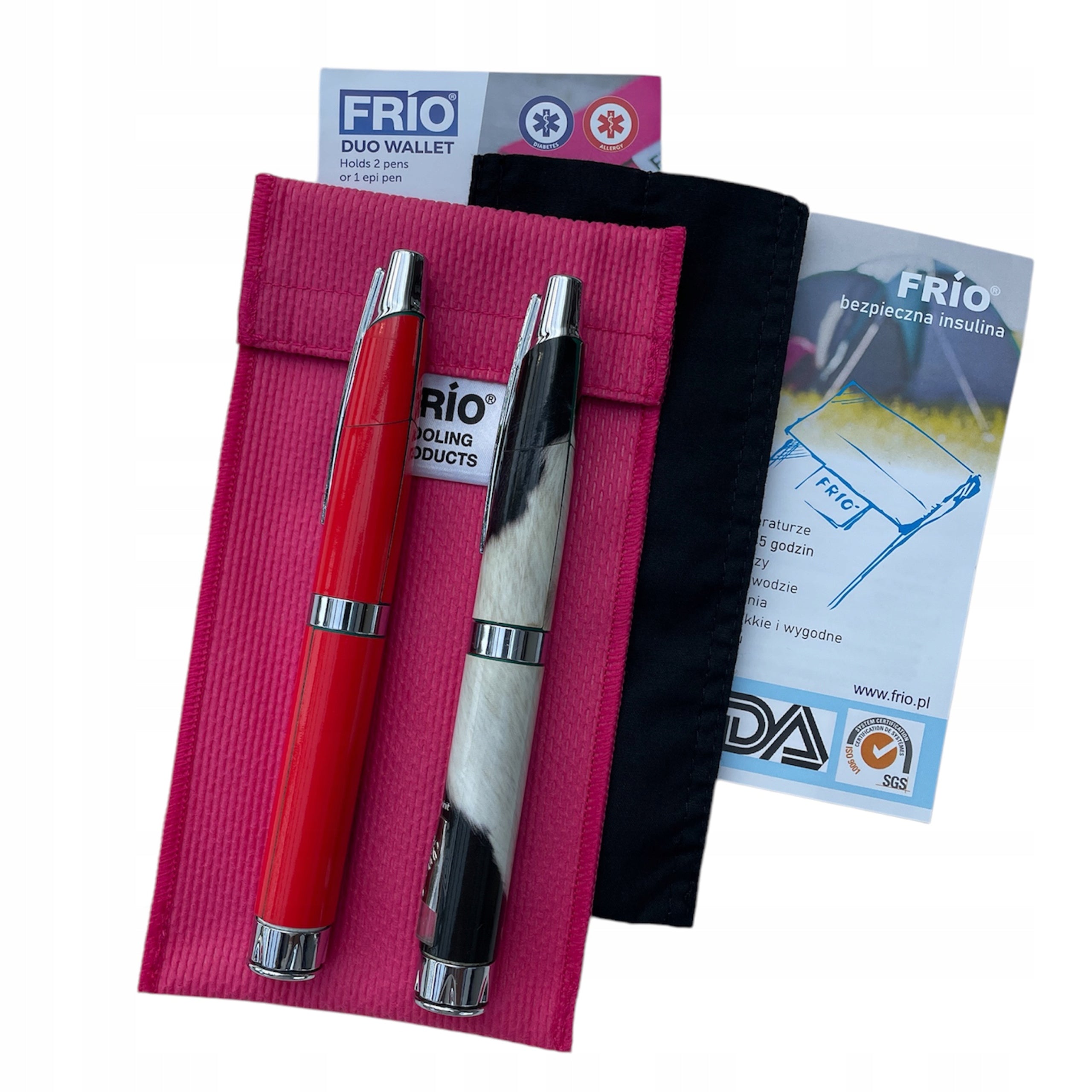 Thermal insulin case - FRIO case - PINK for 2 PENY - water activation