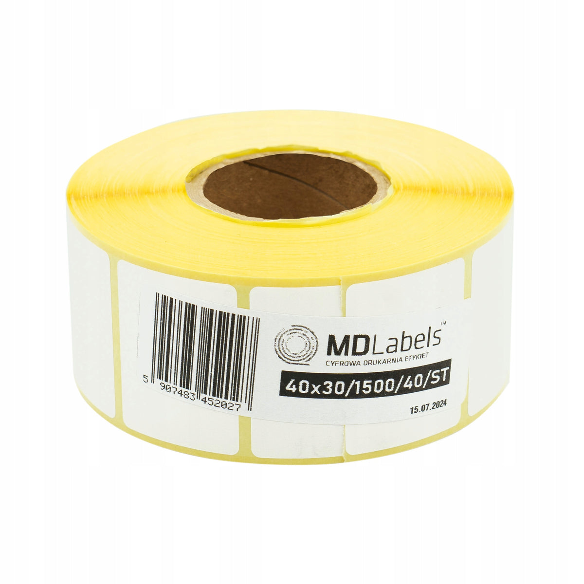 Thermal labels 40x30mm 1500pcs