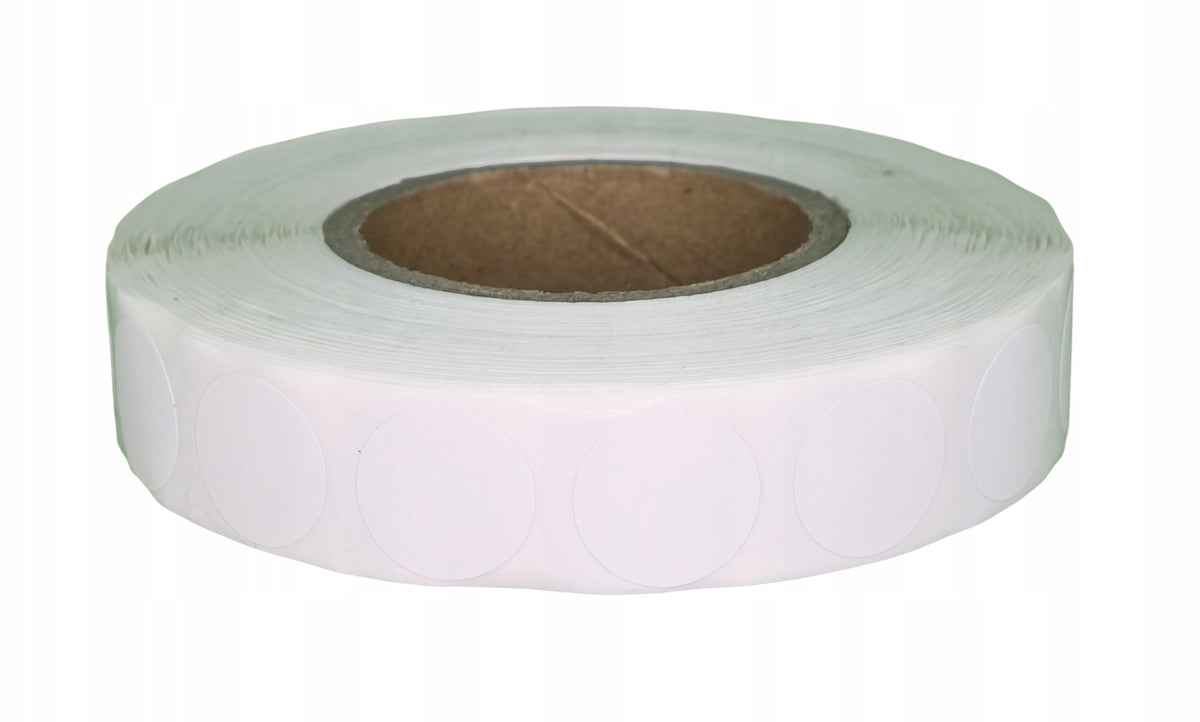 Thermal labels for Zebra, Brother TD, white 15 mm diameter, fi 40mm, 2000pcs