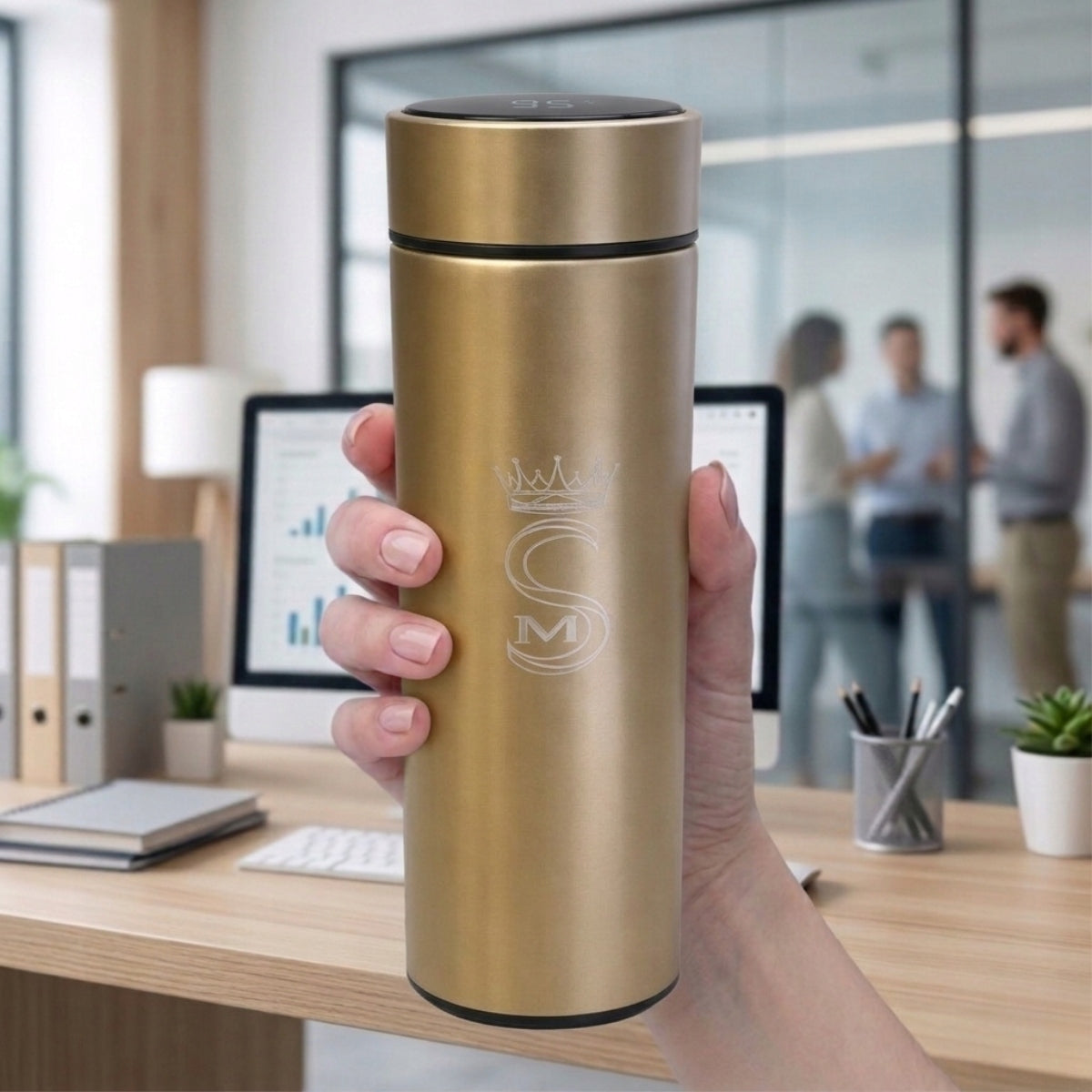 Thermal mug tea thermos 500 ml LCD display sealed Manufacturer code Termos turystyczny