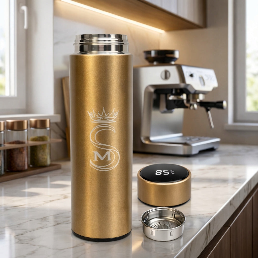 Thermal mug tea thermos 500 ml LCD display sealed Packaging status original