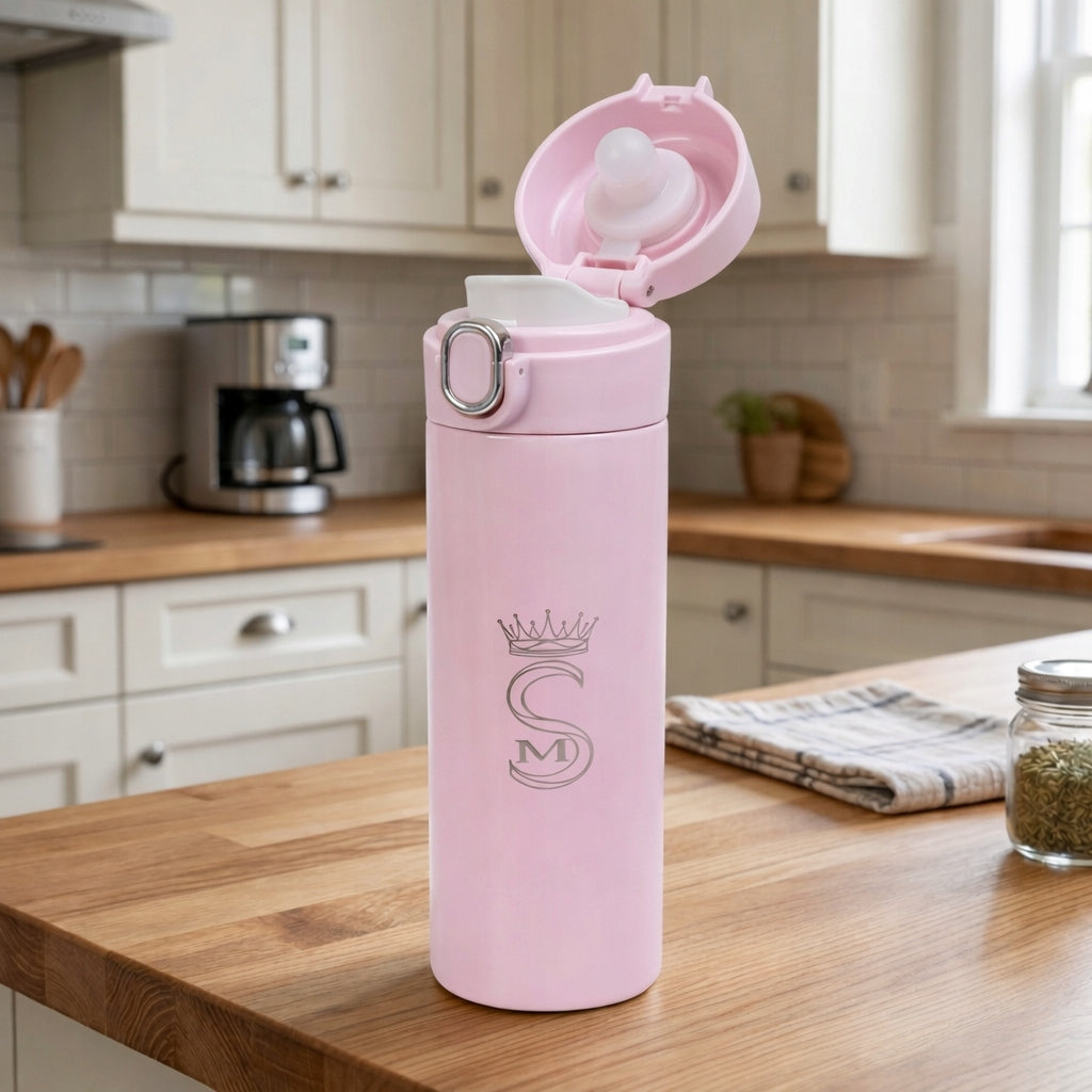Thermal mug tea thermos mouthpiece 400ml LCD display Manufacturer code Termos turystyczny