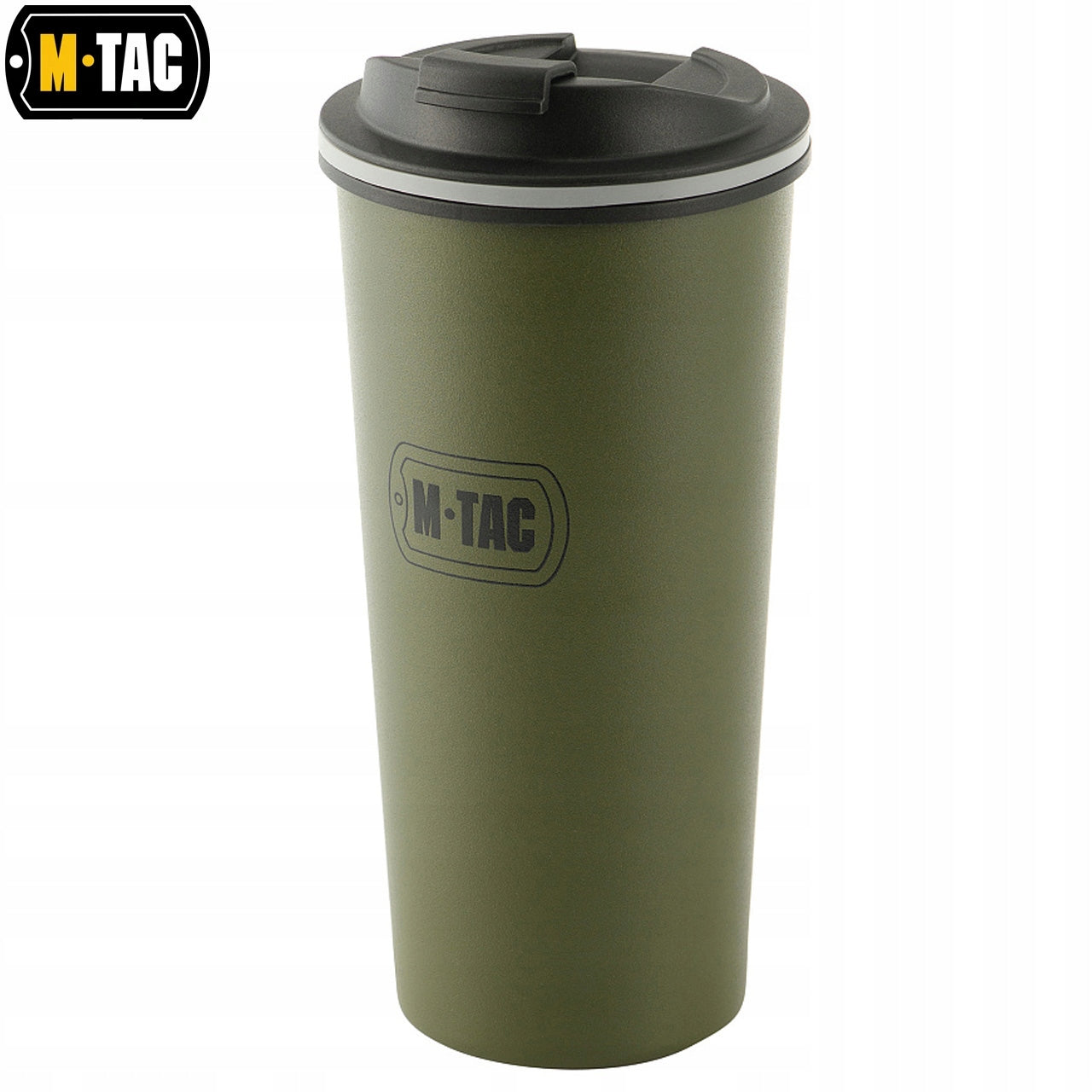 Thermal mug with lid and valve M-Tac 0.45 l Stainless Steel Olive Brand M-Tac