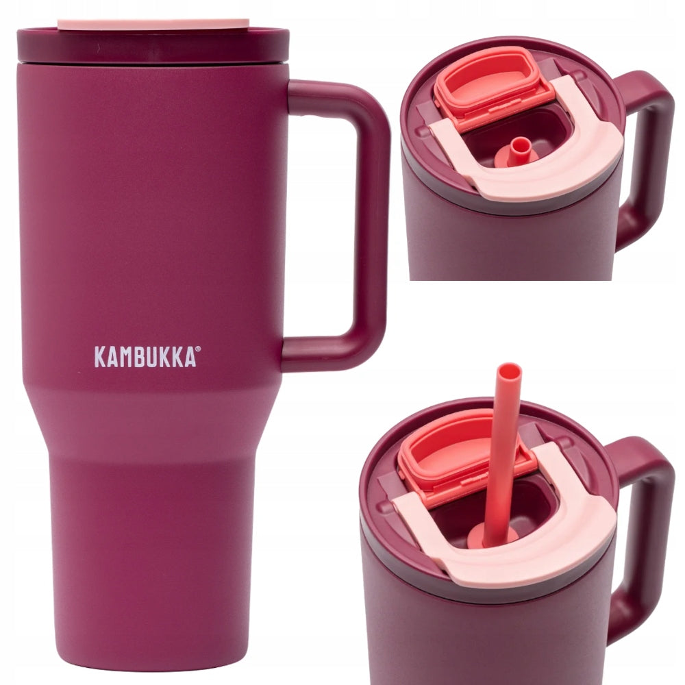 Thermal mug with straw Kambukka Rio Tumbler 950ml bottle + box Manufacturer code 11-08006