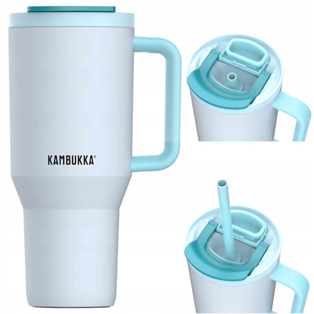 Thermal mug with straw Kambukka mug with straw Rio 950ml + box Packaging status original