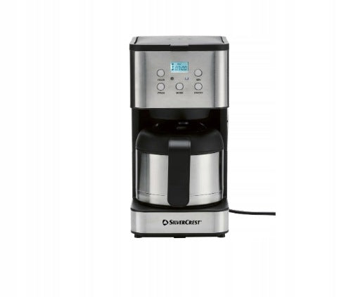Thermal overflow coffee maker SILVERCREST SFKMT 900 A1, 900 W 1,25 l silver Brand SilverCrest
