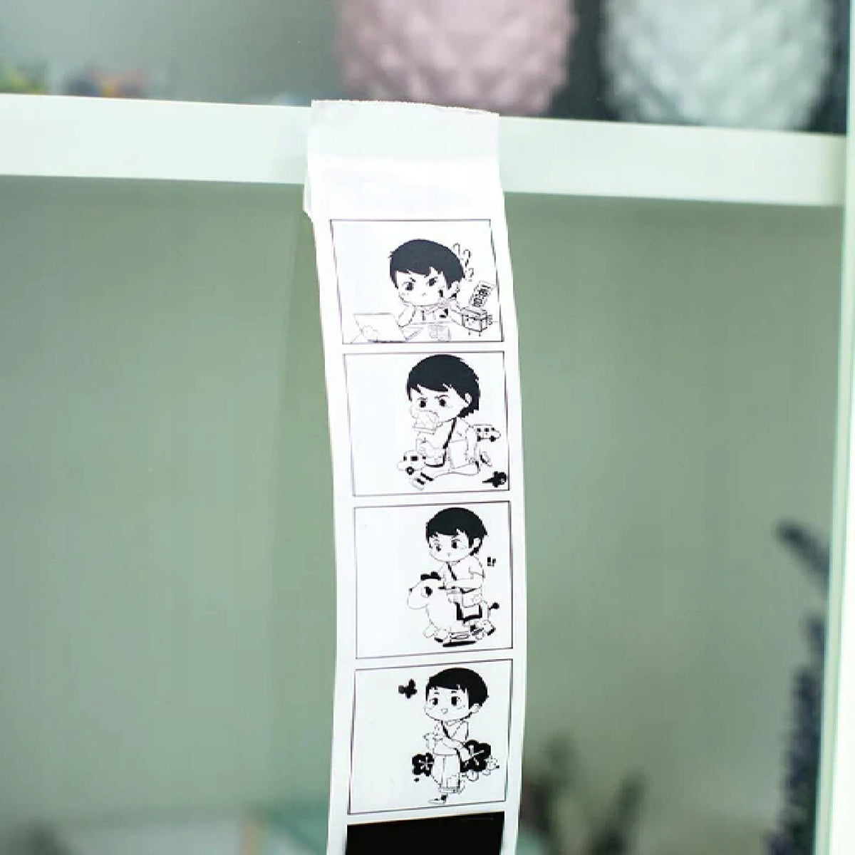 Thermal self-adhesive paper 50mm 3,5m Phomemo T02 M02X stickers 3pcs Manufacturer code Q12-RMS10