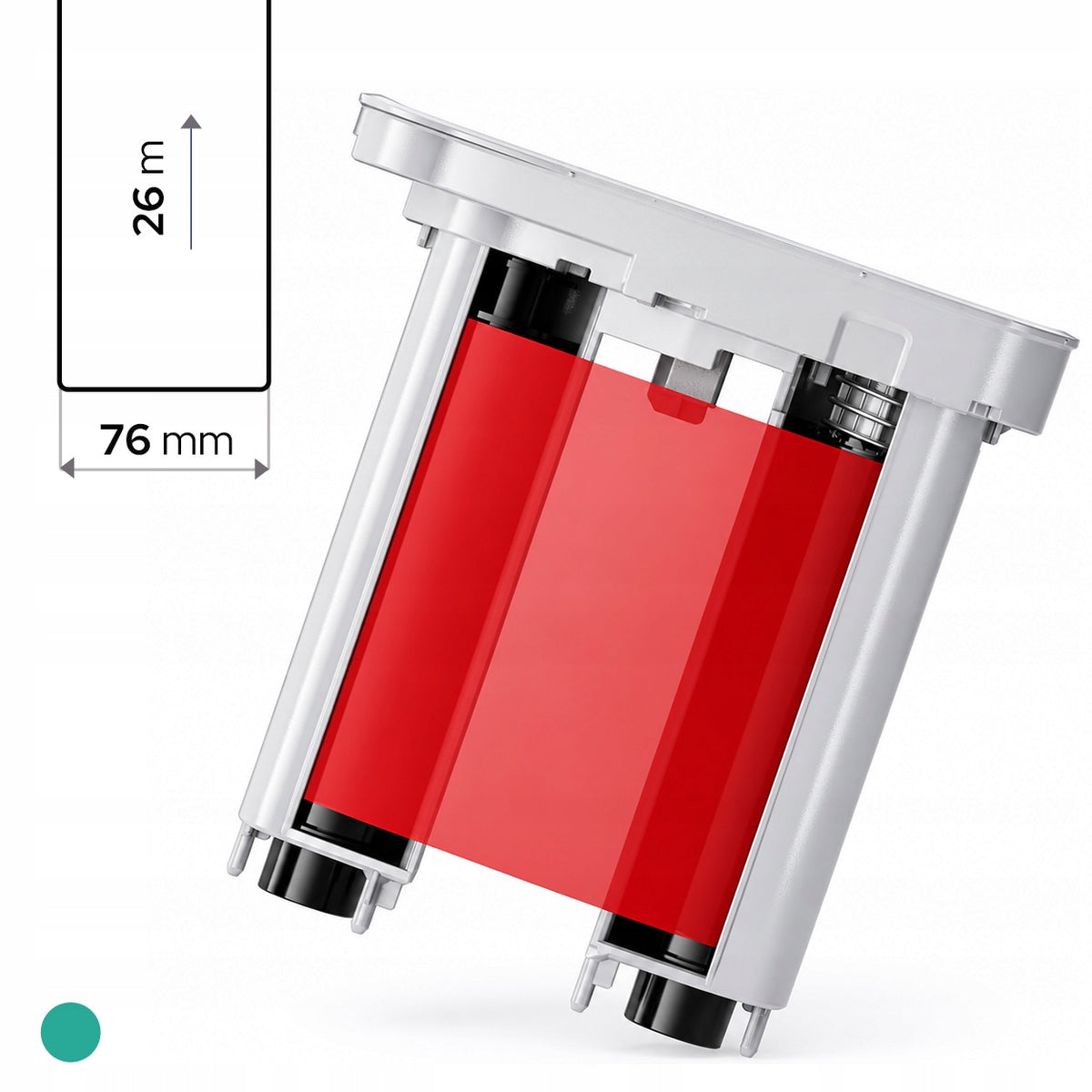 Thermal transfer tape for wireless printer Niimbot M3 red