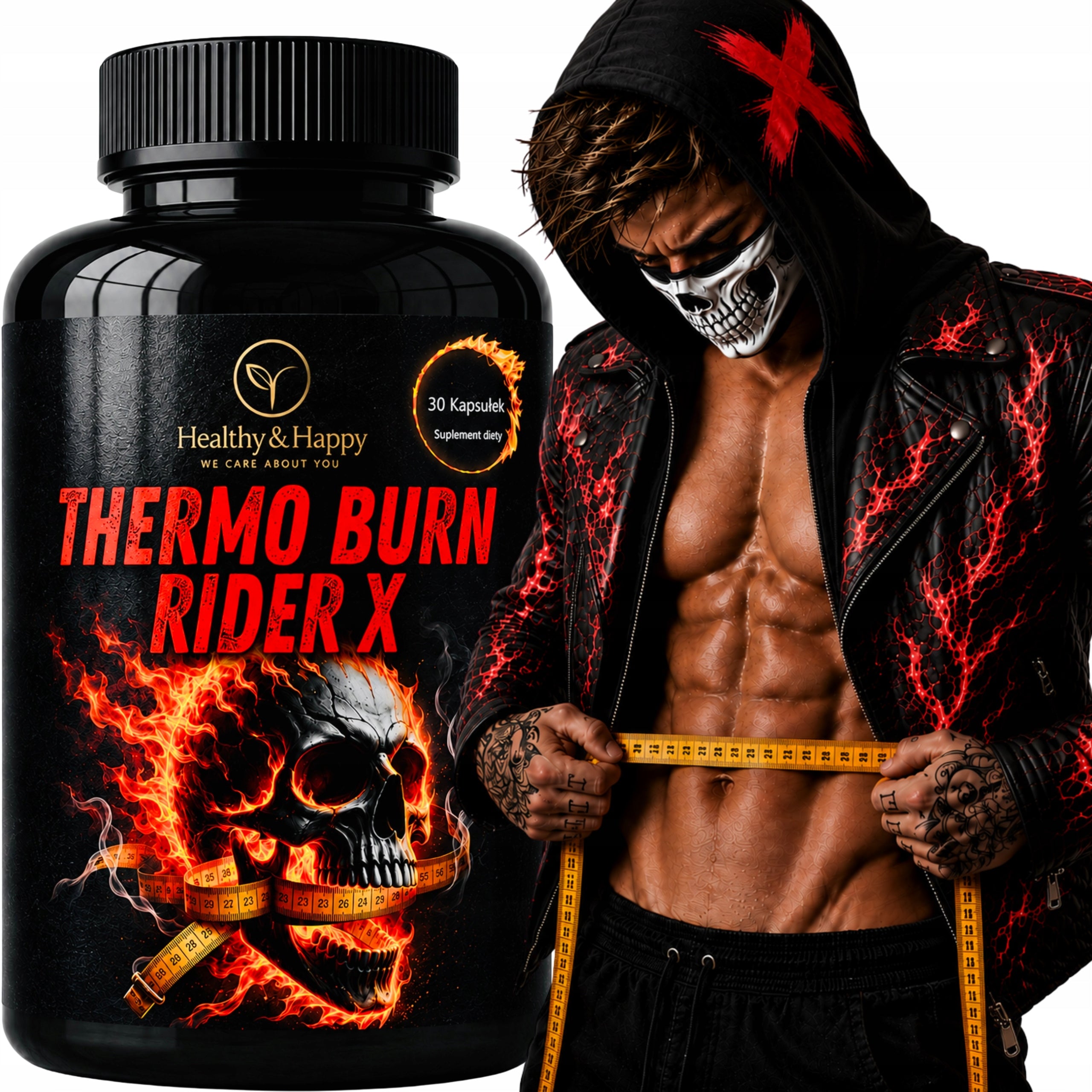 Thermo Burn Rider X FAT BURNER METABOLISM APPETITE BLOCKER EXCESS WATER