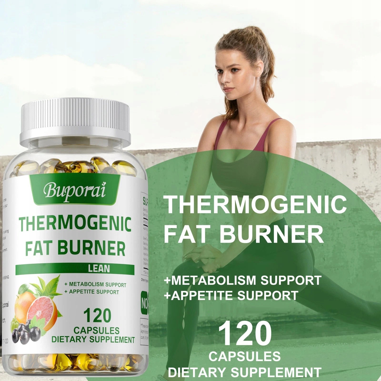 Thermogenic fat burner – weight loss, bloating reduction, gut health Packaging status original