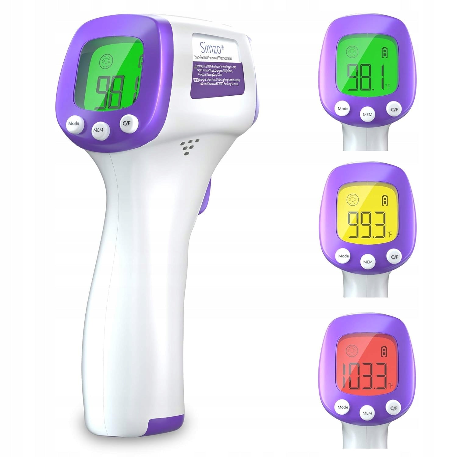 Thermometer Simzo digital non-contact HW-F7