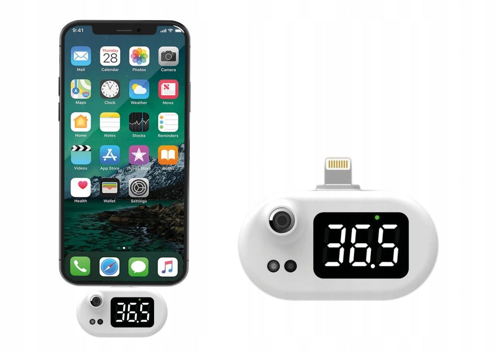 Thermometer for mobile phone MISURA-Apple Batteries included yes