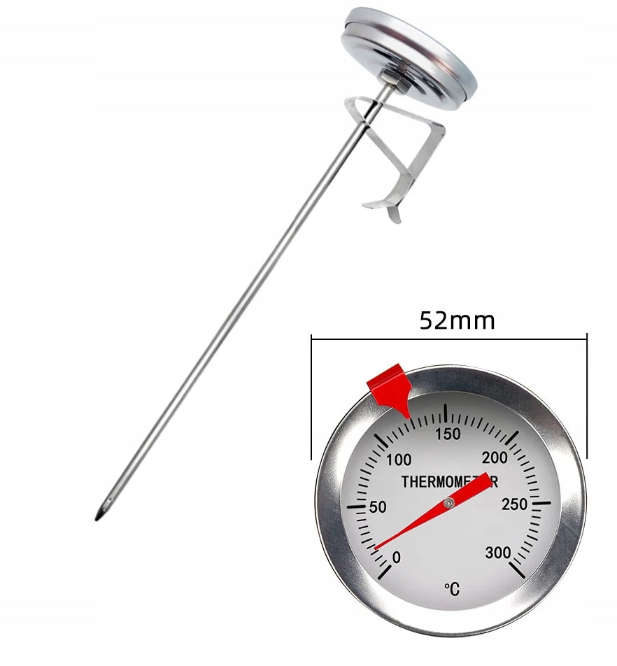 Thermometer with probe 0-300 C 150 mm smokehouse oven EAN (GTIN) 6926550570821