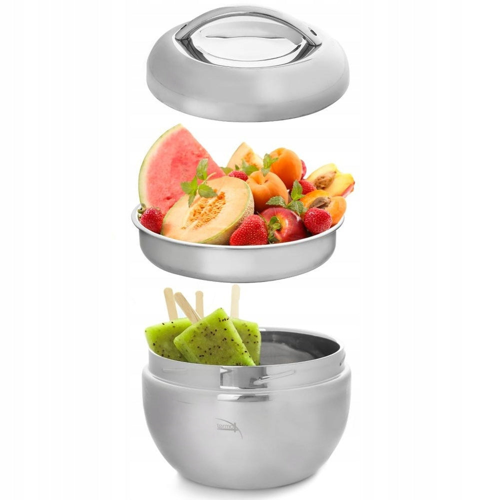 Thermomis TERMOS dinner steel canteen thermal container for food 0,8 Color silver
