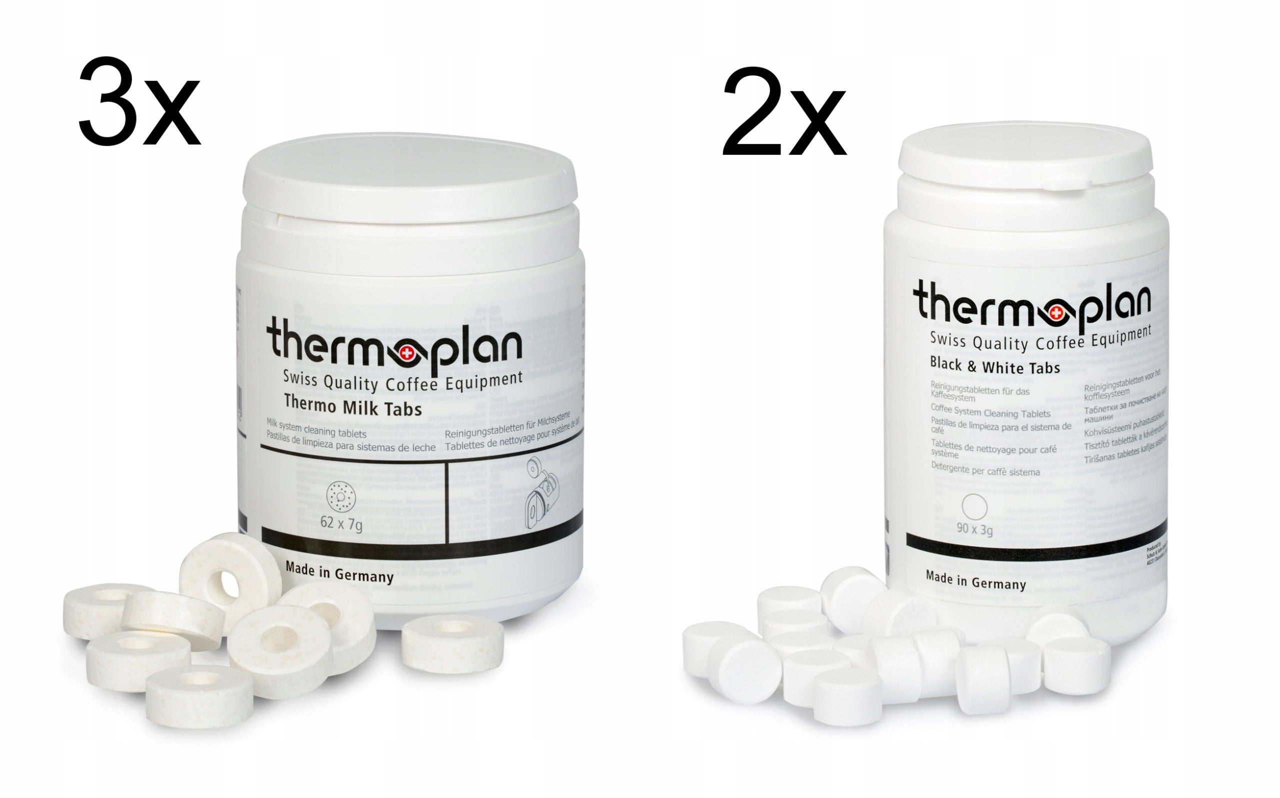 Thermoplan | Black&White 3 and ONE Tab-Set | Cleaning set for 3 months