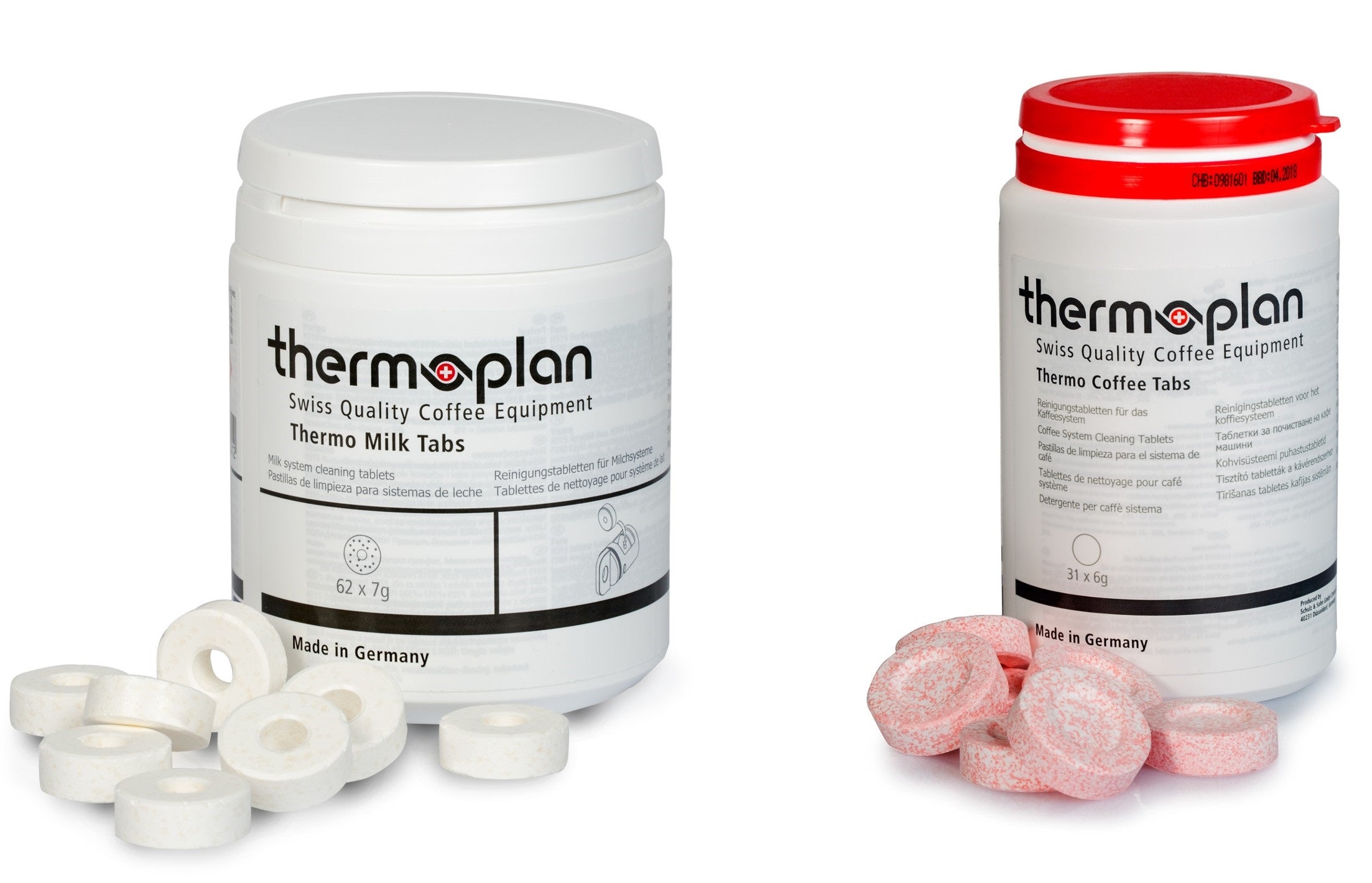 Thermoplan | Black&White 4 and 4c Tab-Set | Cleaning set for 3 months Brand Thermoplan