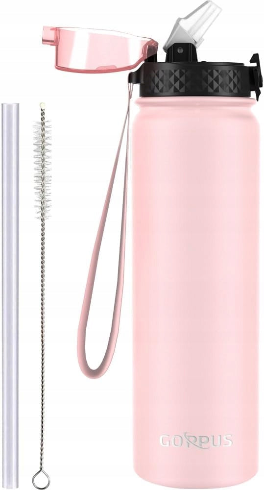 Thermos Hot and Cold Beverage Bottle 1200ml Pink