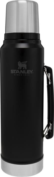Thermos Stanley CLASSIC thermal bottle 1L BLACK vacuum 24h legendary Manufacturer code Stanley Classic butelka pojemność 1000 ml