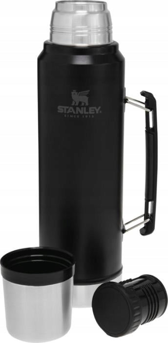 Thermos Stanley CLASSIC thermal bottle 1L BLACK vacuum 24h legendary