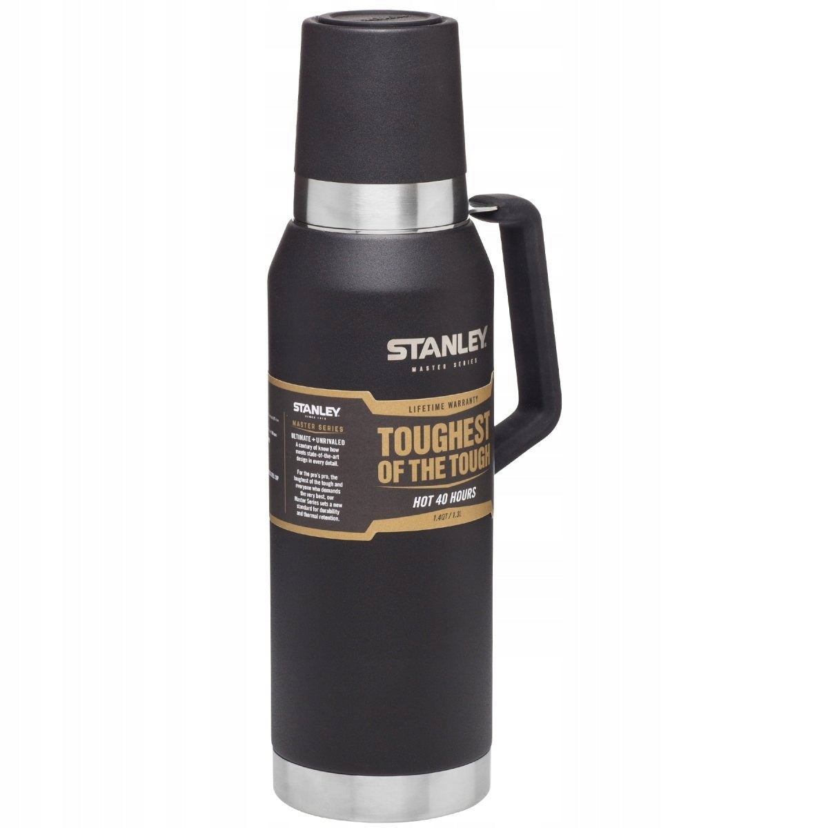 Thermos Stanley Master unbreakable 1,3 L black steel 40h heat Brand no brand