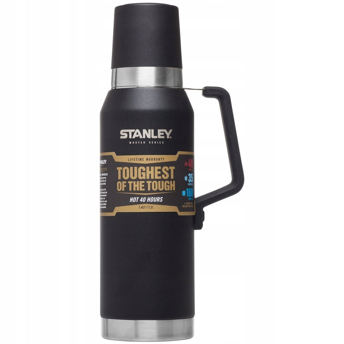Thermos Stanley Master unbreakable 1,3 L black steel 40h heat Manufacturer code ST02659002