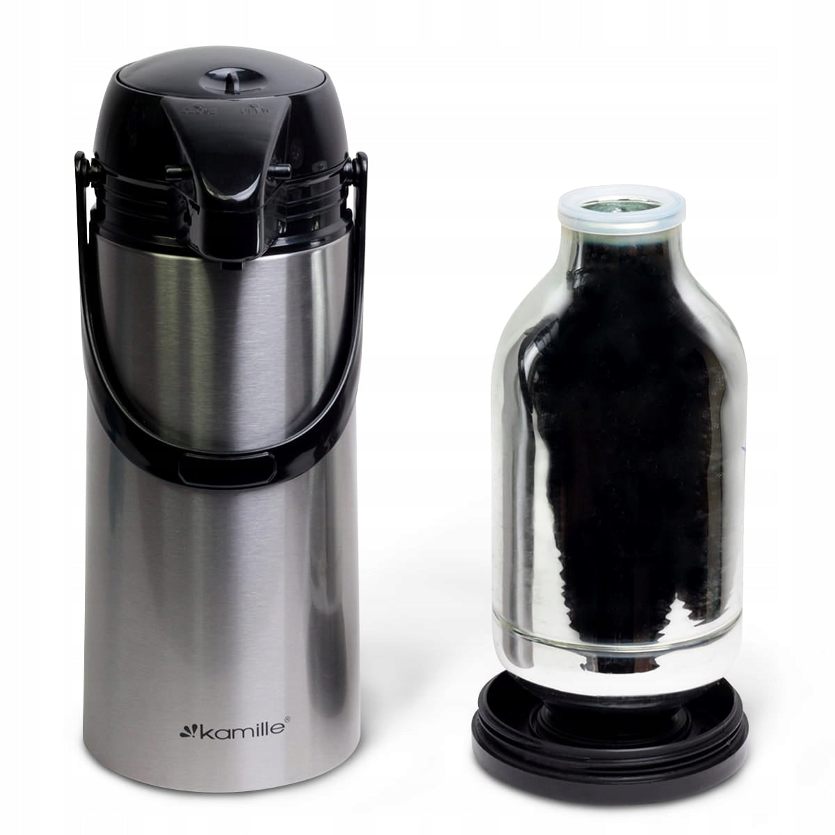 Thermos conference jug made of steel with pump 1.9L KAMILLE Manufacturer code Kamille