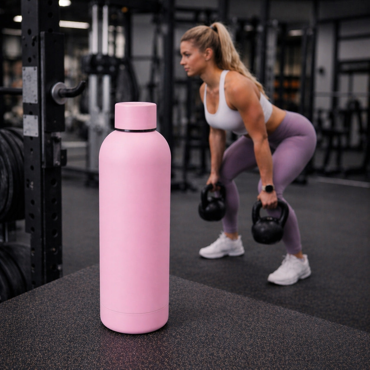 Thermos thermal bottle steel 500ml for cold drinks for summer pink Manufacturer code OFOST/13