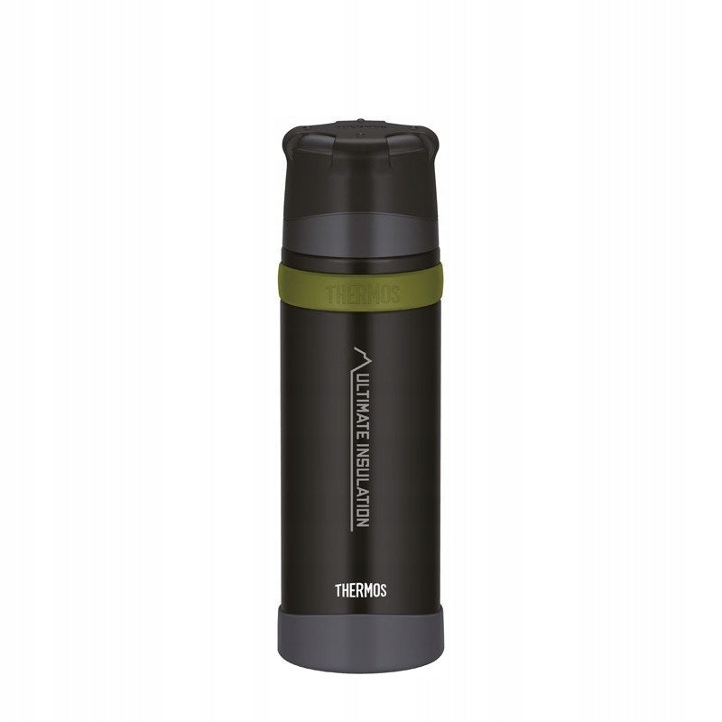 Thermos with cup for extreme conditions - black mat