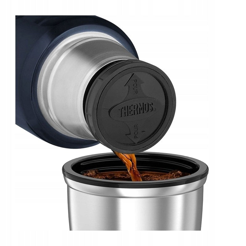 Thermos with drink holder Thermos 2l 24h blue Brand Thermos