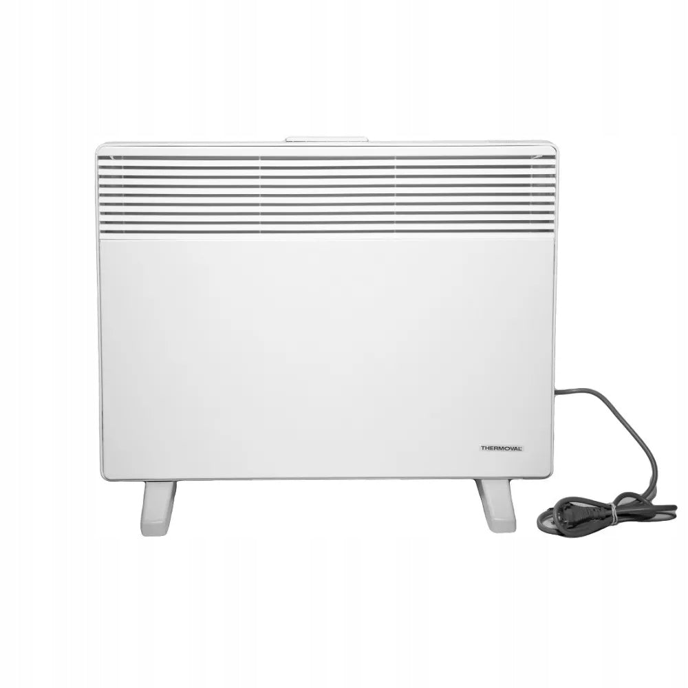 Thermoval Electric wall convector heater TX 1000W feet TC white