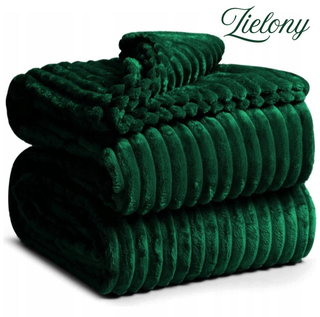 Thick Blanket 200x220cm embossed effect 3D Bedspread plaid warm and soft Manufacturer code koc kpa 220 17