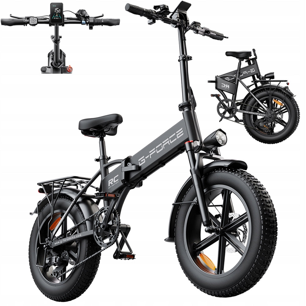 Thick Tyre Foldable Electric Vehicle G-FORCE 1000W 45km/h 48V15Ah 80km