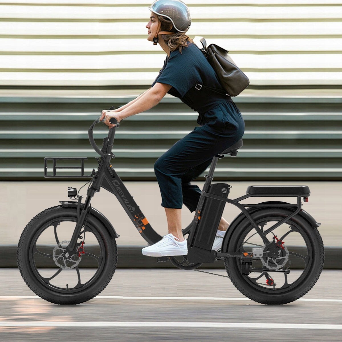 Thick Tyres Electric Bike Cheevalry 250W 48V 20AH 150HP E-bike 20" PL Foldability partially assembled, calibrated