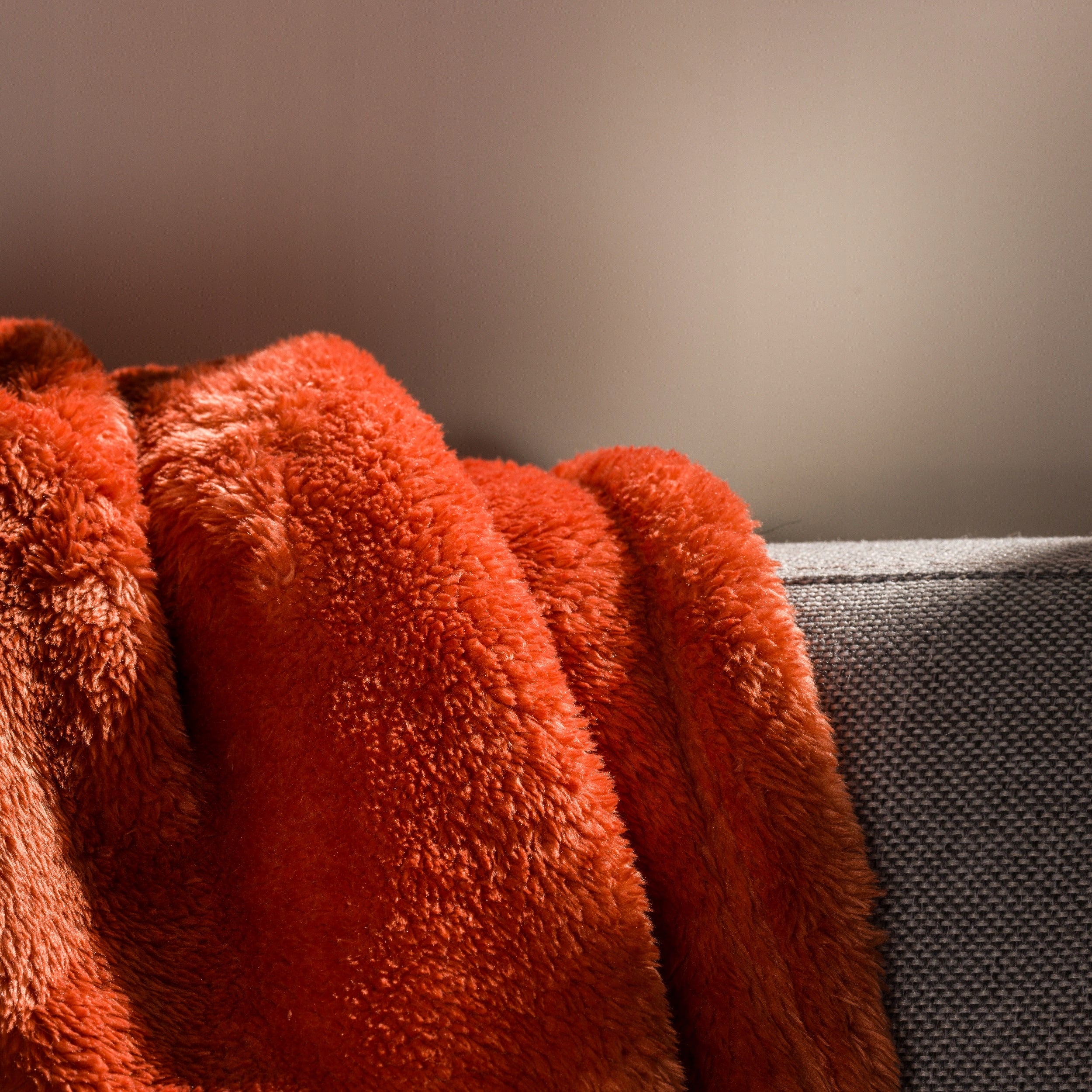 Thick fluffy blanket 150x200 cm copper / ore / orange GRENLAND VII Manufacturer code 10535970201