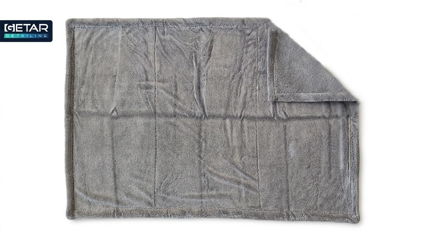 Thick microfiber towel for drying car paint 60x90cm 1100g YETI GETAR Manufacturer code MF6090-1100GY-TL