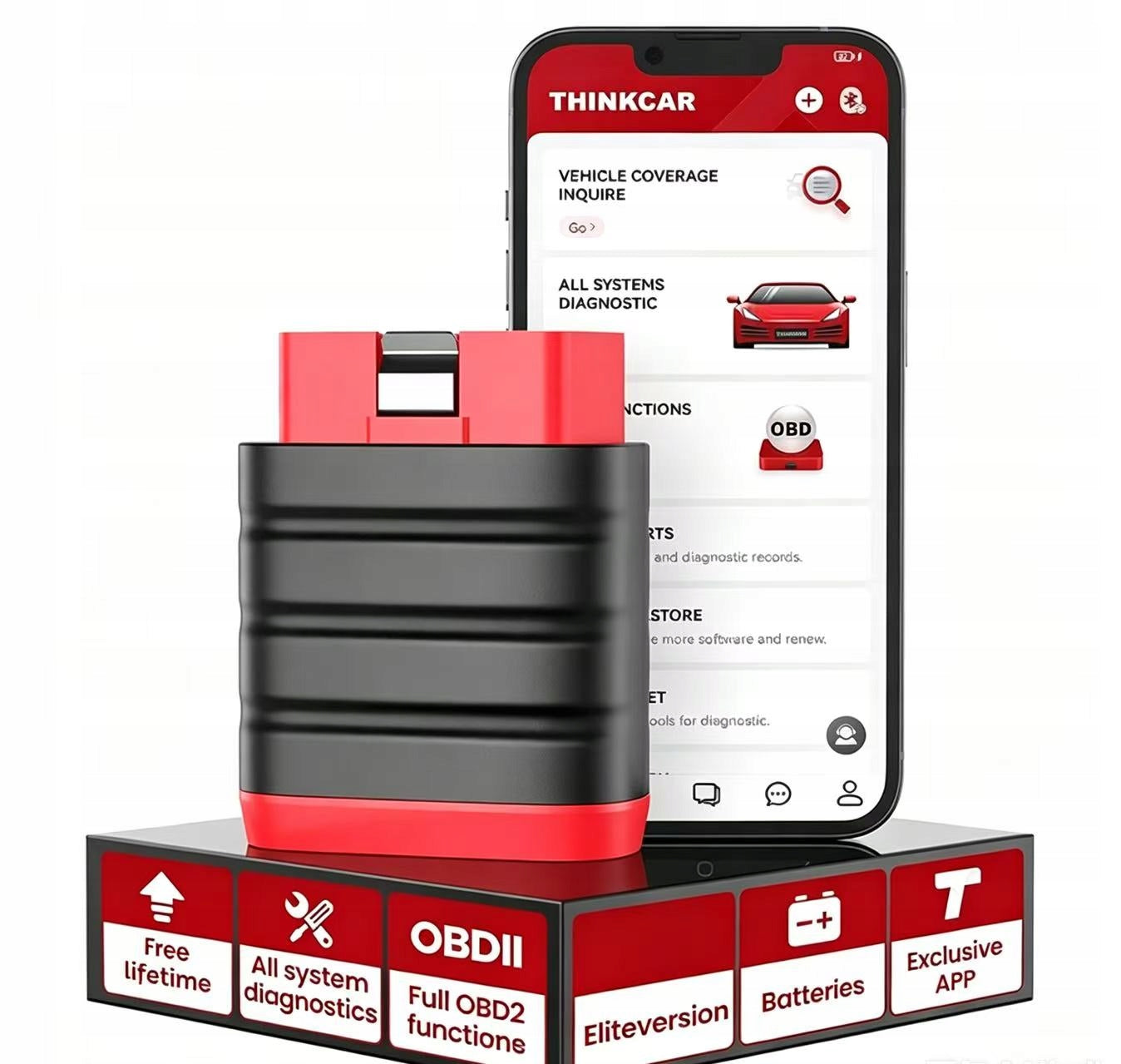 Thinkdiag Mini All Systems Diagnostic tool for car No subscription fee Manufacturer code TKD02