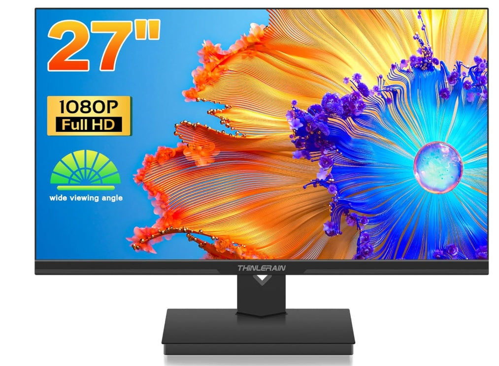 Thinlerain 27-inch FHD 1920 x 1080p IPS Monitor for PC