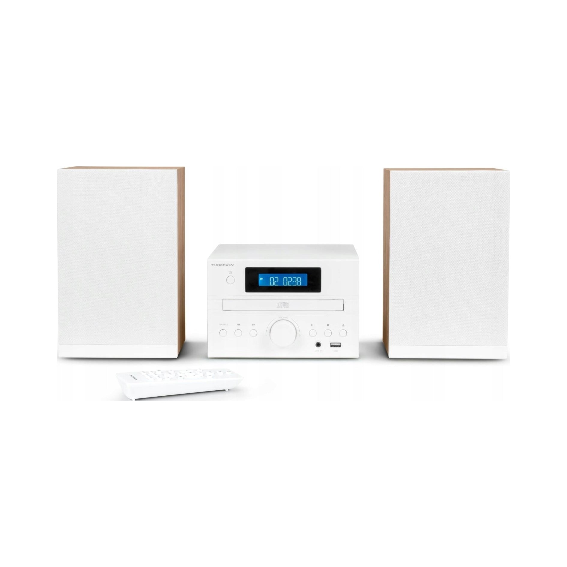 Thomson Mini Tower COSY Bluetooth Bass Boost CD FM Radio 50W White Packaging status original