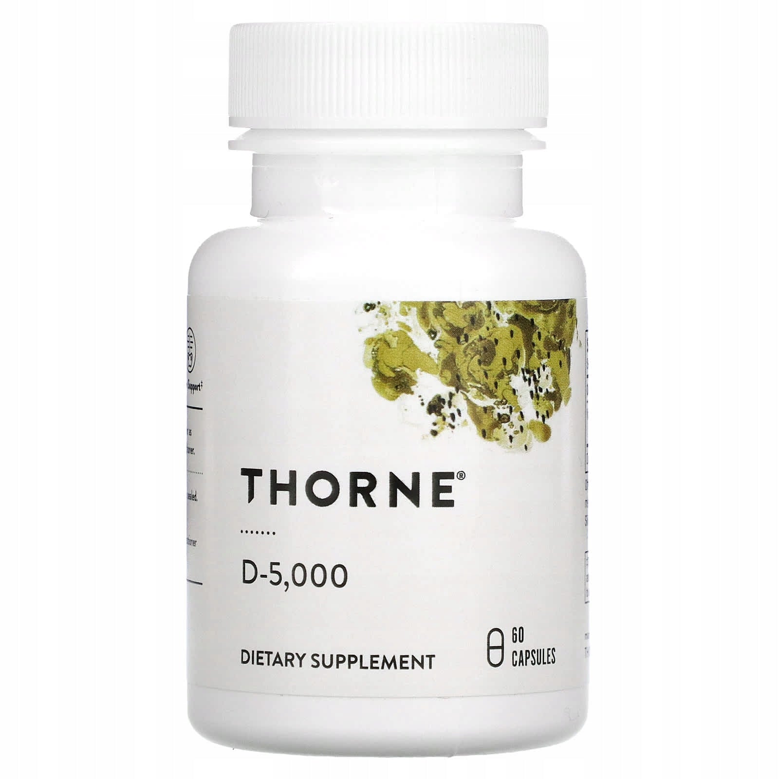 Thorne, D-5,000, 60 capsules