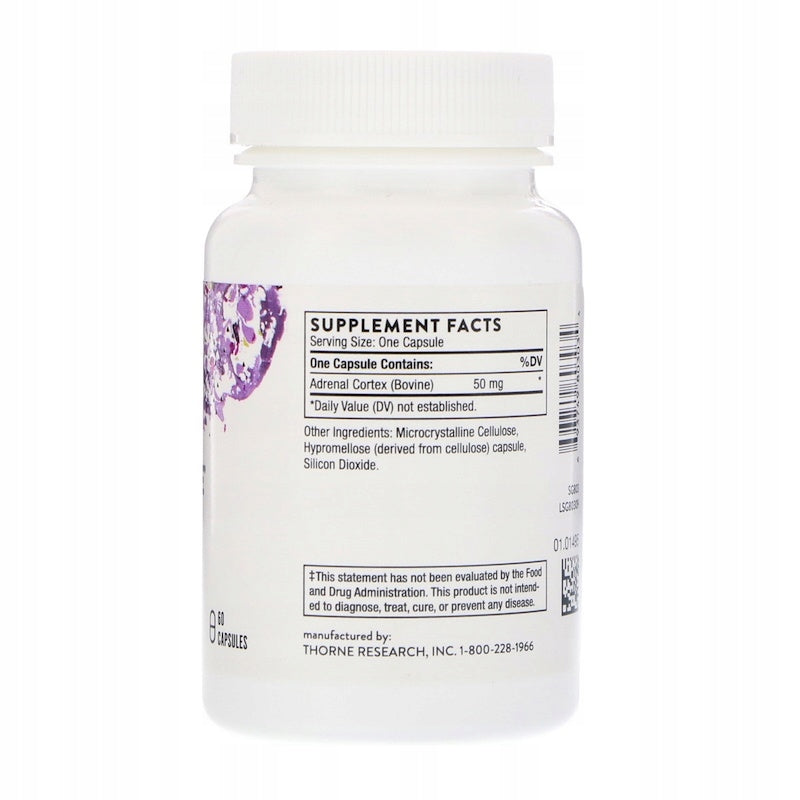 Thorne Research Adrenal Cortex 60 kap vege Expiration date at least 1 year from the date of purchase