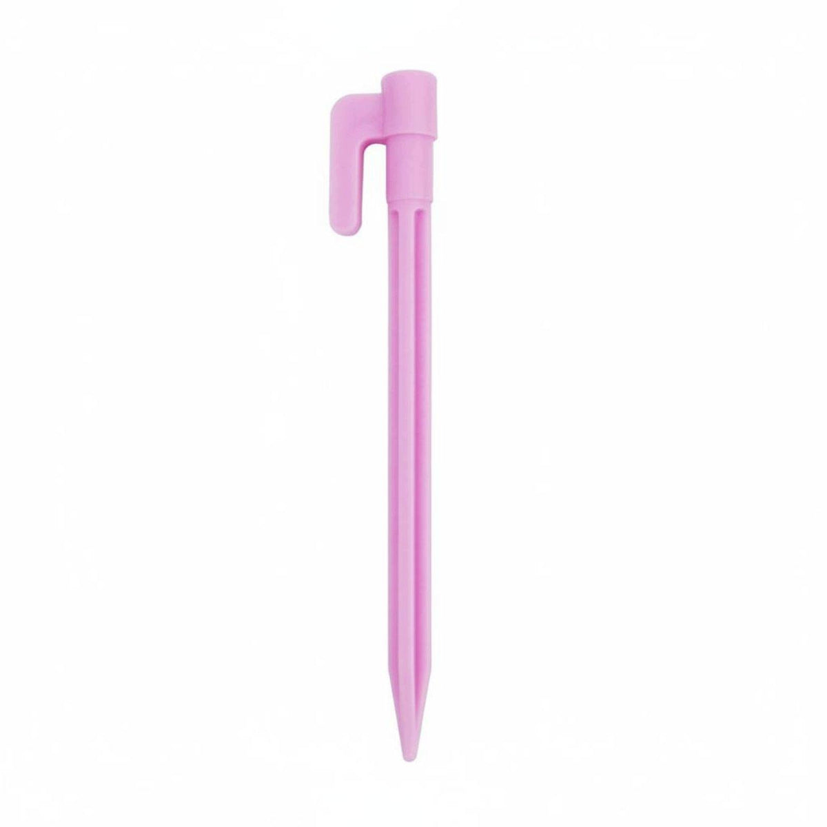 Threaded Ground Stake Firm Hold Threaded Ground Peg Easy Installation Pink