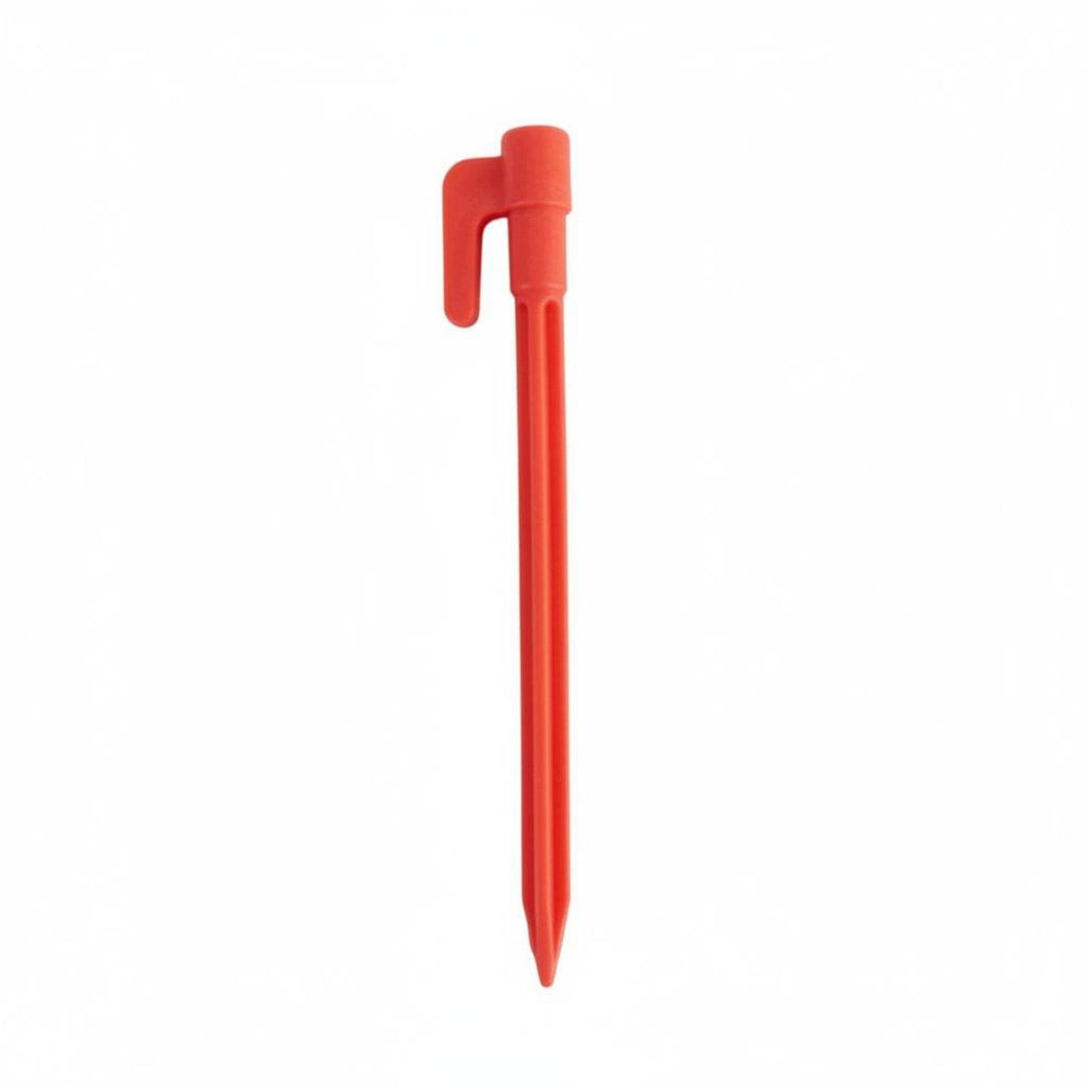 Threaded Ground Stake Firm Hold Threaded Ground Peg Easy Orange